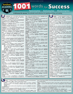 1001 Words for Success - Synonyms, Antonyms & Homonyms: A Quickstudy Laminated Reference Guide
