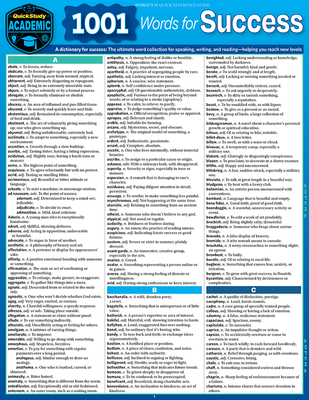 1001 Words For Success - Brenner, Erin