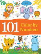 101 Color by Numbers: Fun Activity Book for Children