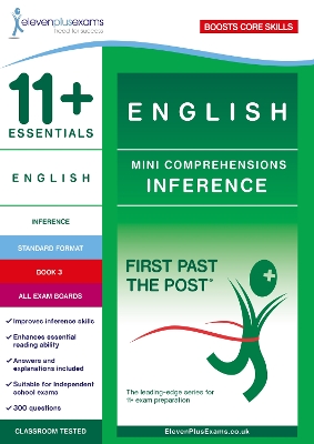 11+ Essentials English Mini Comprehensions: Inference Book 3 - 