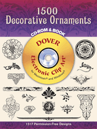 1500 Decorative Ornaments CD-ROM and Book