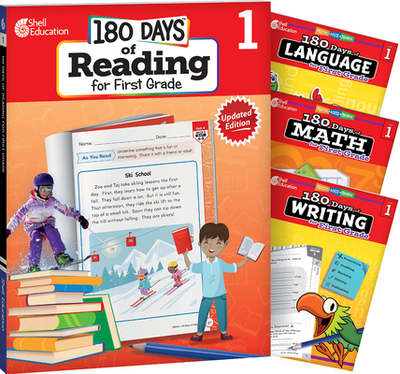 180 Days(tm) Reading, Math, Writing, & Language for Grade 1: 4-Book Set: Practice, Assess, Diagnose - Multiple Authors, and Dugan, Christine, and Smith, Jodene Lynn