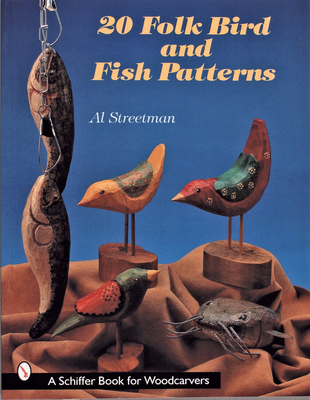 20 Folk Bird & Fish Patterns - Streetman, Al