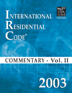 2003 International Residential Code Commentary Volume 2