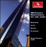 20th Century Masterworks for Solo Violin