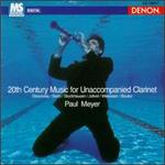 20th Century Music for Unaccompanied Clarinet