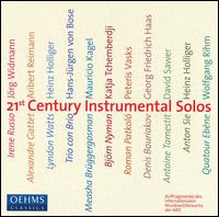 21st Century Instrumental Solos - Alexandre Gattet (oboe); Andrea Brown (soprano); Antoine Tamestit (viola); Anton Sie (harp); Bj�rn Nyman (clarinet);...