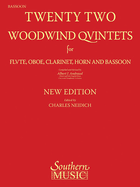 22 Woodwind Quintets - New Edition: Bassoon Part