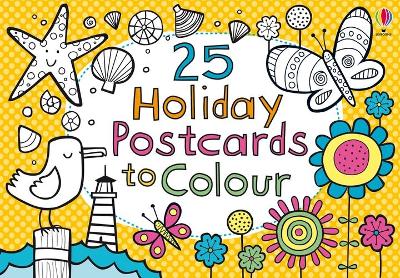 25 Holiday Postcards to Colour - 