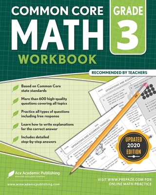 3rd Grade Math Workbook: CommonCore Math Workbook - Publishing, Ace Academic
