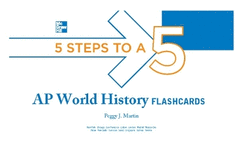 5 Steps to a 5 AP World History Flashcards