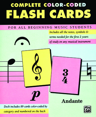 89 Color-Coded Flash Cards: Flash Cards - Alfred Publishing (Editor)