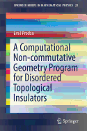 A Computational Non-Commutative Geometry Program for Disordered Topological Insulators