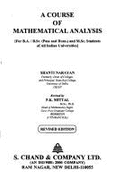 A Course of Mathematical Analysis