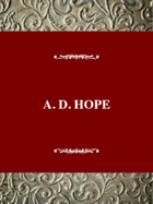A. D. Hope