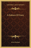 A Defence of Usury