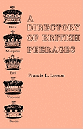 A Directory of British Peerages