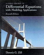 A First Course in Differential Equations with Modeling Applications