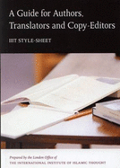 A Guide for Authors, Translators and Copy-editors: IIIT Stlye Sheet