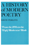 A History of Modern Poetry