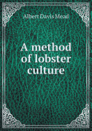 A Method of Lobster Culture