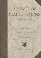 A Primer of Real Functions