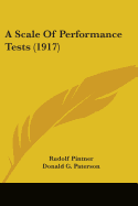 A Scale Of Performance Tests (1917)