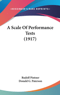 A Scale Of Performance Tests (1917)