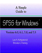A Simple Guide to SPSS for Win Vers. 6.0