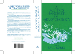 A Skeptic's Handbook of Parapsychology