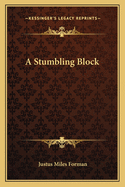 A Stumbling Block