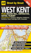 AA Street by Street Kent, West