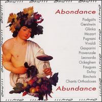 Abundance - Academia Montis Regalis; Alla Francesca; Cappella della Pieta de'Turchini; Claudio Cavina (alto); Concerto Italiano;...