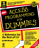 Access Programming for Dummies? - Krumm, Rob