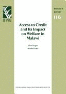 Access to Credit and Its Impact on Welfare in Malawi