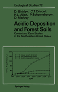 Acidic Deposition and Forest Soils: Context and Case Studies of the Southeastern U.S