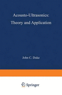 Acousto-Ultrasonics: Theory and Application