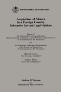Acquisition of Shares in a Foreign Country
