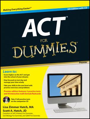ACT For Dummies: with CD - Hatch, Lisa Zimmer, and Hatch, Scott