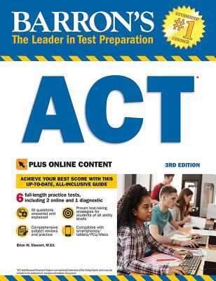 ACT: With Bonus Online Tests - Stewart, Brian