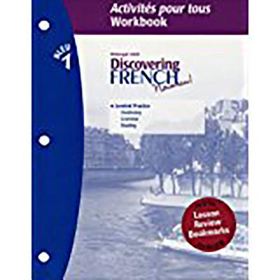 Activites Pour Tous with Lesson Review Bookmarks Level 1 - ML