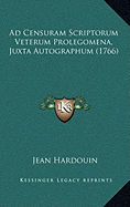 Ad Censuram Scriptorum Veterum Prolegomena, Juxta Autographum (1766)