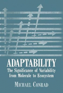 Adaptability - Conrad, M (Editor)
