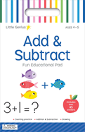 Add & Subtract: Fun Educational Activity Pad with Carry Handle