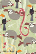 Address Book: For Contacts, Addresses, Phone Numbers, Email, Note, Alphabetical Index with Animals Pattern Design
