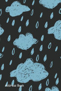 Address Book: For Contacts, Addresses, Phone Numbers, Email, Note, Alphabetical Index with Cloudy Sky