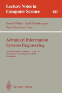 Advanced Information Systems Engineering: 6th International Conference, Caise '94, Utrecht, the Netherlands, June 6 - 10, 1994. Proceedings
