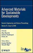 Advanced Materials for Sustainable Developments, Volume 31, Issue 9