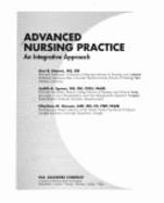 Advanced Nursing Practice: An Intergrated Approach