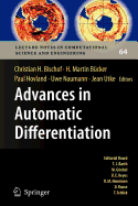 Advances in Automatic Differentiation
